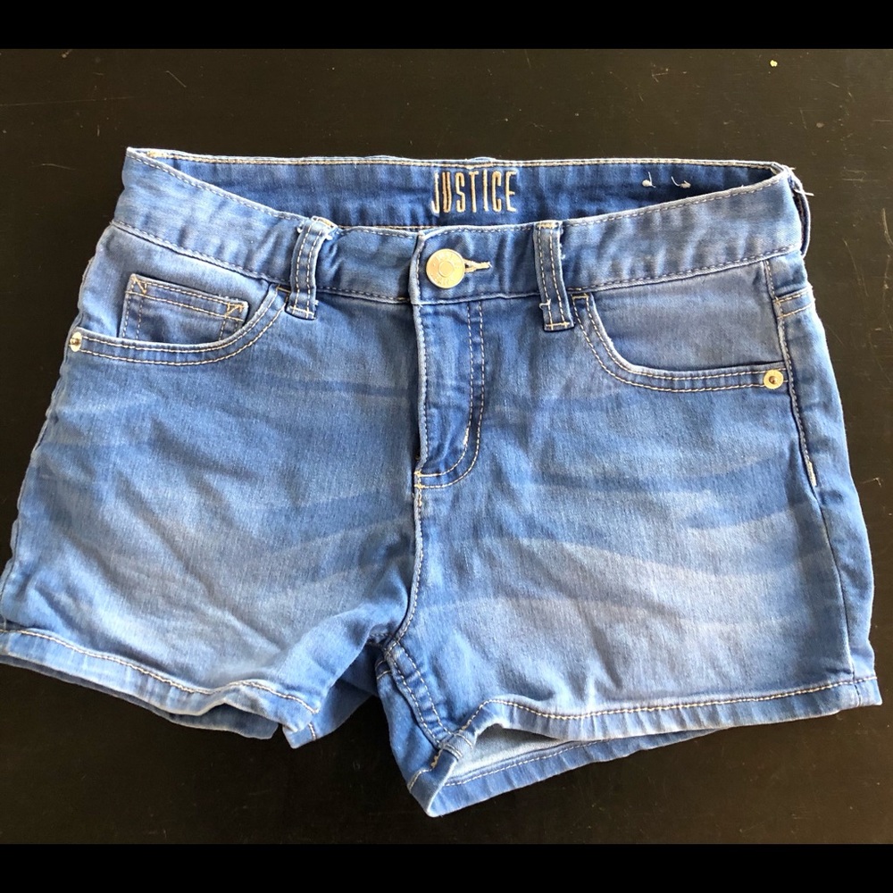 Justice jean shorts Sz 12